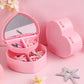 New Heart Shape Jewelry Storage Box