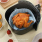 Silicone Air Fryer Roasting Pans with Handles - Non-stick, Heat-Resistant Baking Trays for Air Fryer, Perfect for Holidays - Round Baker Shape Festival Days party's