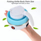 Majestic Chef Foldable And Portable Teapot Water Heater Electric Kettle For Travel And Home Tea Pot Water Kettle Silica Gel Fast Water Boiling 600 Ml