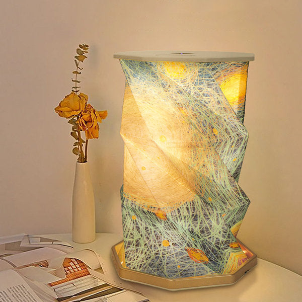 Vintage Foldable Paper Table Lamp - Dupont Paper