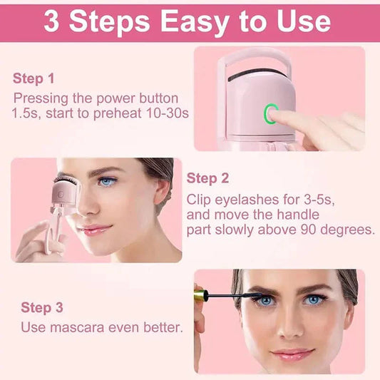 Rechargeable Heating Eyelashes Curler